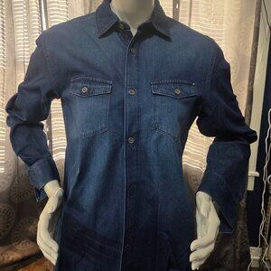 Calvin Klein Jeans Denim Button Down Shirt Men's size Small